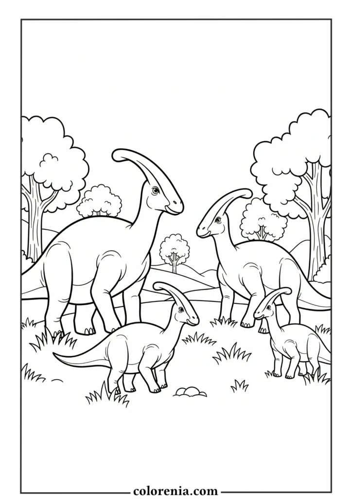 Artistic Dinosaur - Creative dinosaur coloring sheet, imaginative prehistoric animal, unique dinosaur design