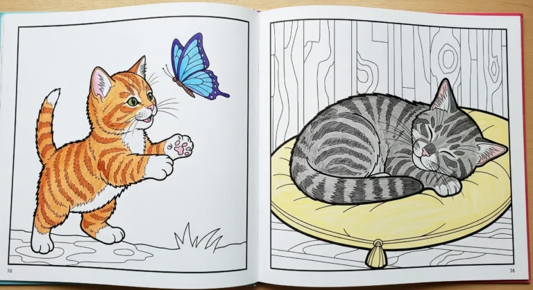 Cat Coloring Pages Printable