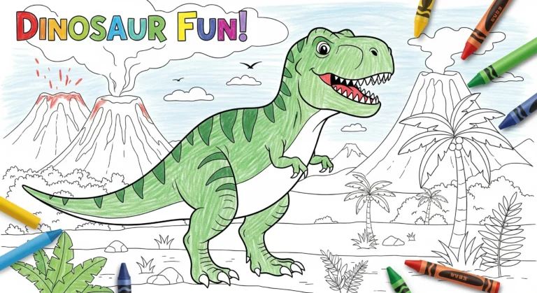 Dinosaur Coloring Pages