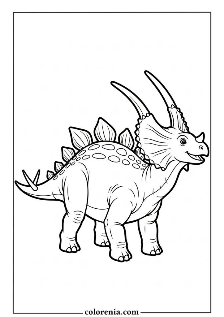 Dinosaur Silhouette - Shadow dinosaur coloring sheet, prehistoric animal outline, dinosaur shape drawing