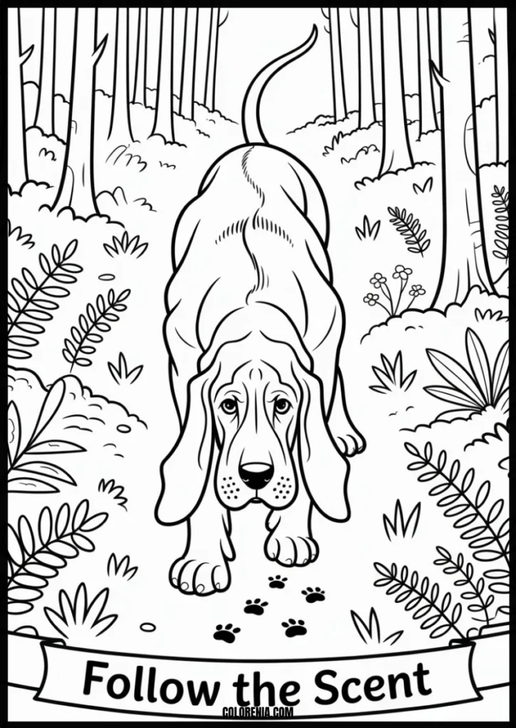 Dog breed coloring worksheet - educational animal activity