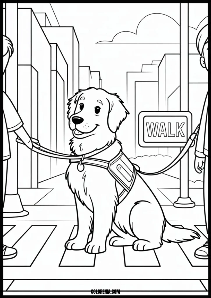 Dog with ball coloring printable - playful pet scene