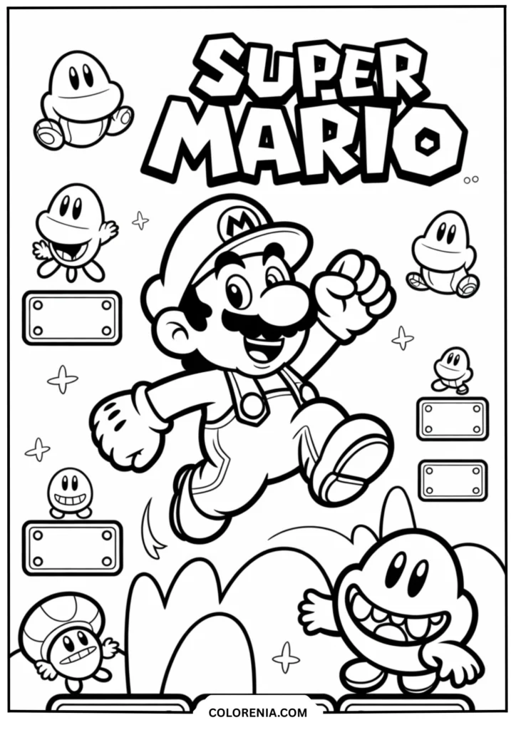 Mario Fishing by the Lake