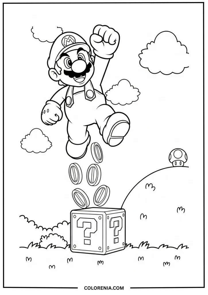 Mario Hitting a Coin Block