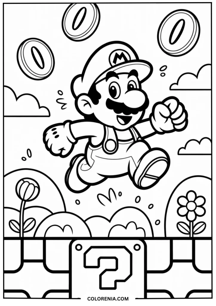 Mario Ice Skating with Goombas