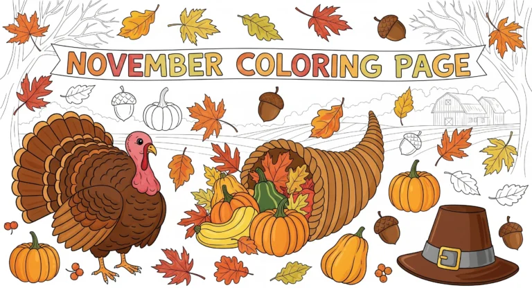 November Coloring Pages
