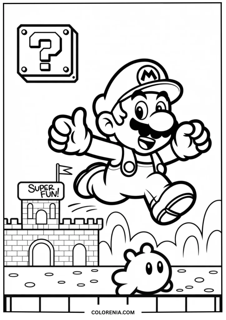 Samurai Mario with a Giant Hammer