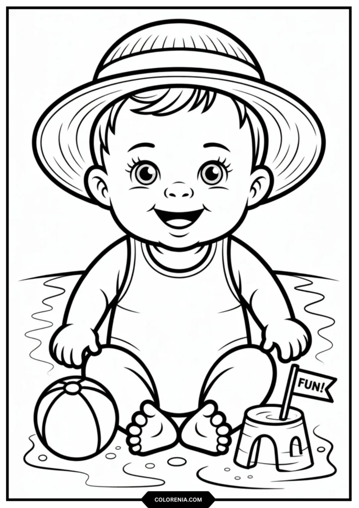 Simple one-piece or diaper