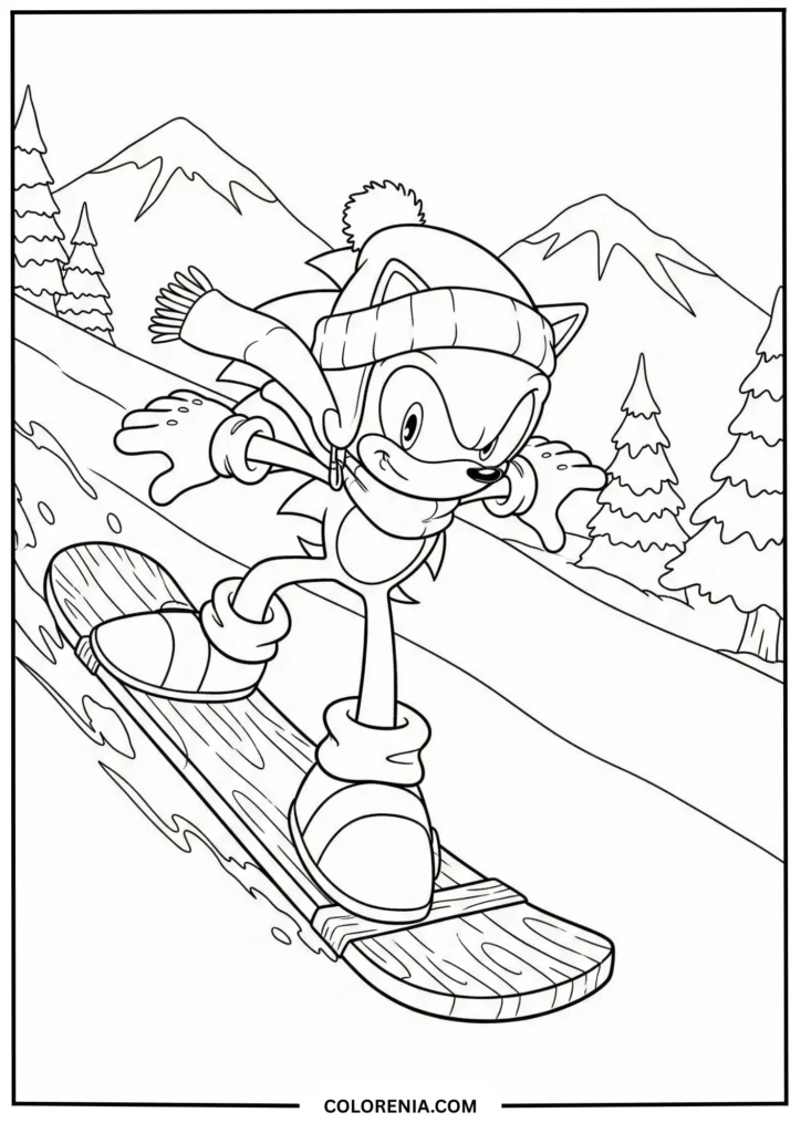 Sonic _Way Past Cool_ Stance Drawing