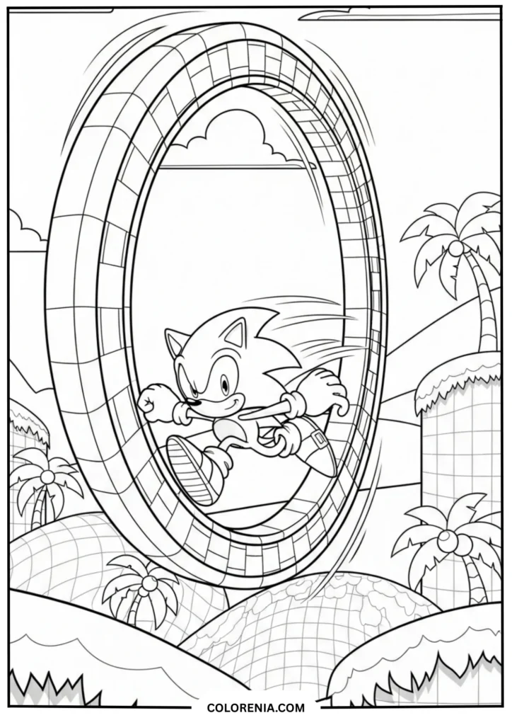 Sonic with Chili Dog Sketch