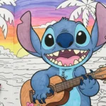 Stitch Coloring Pages
