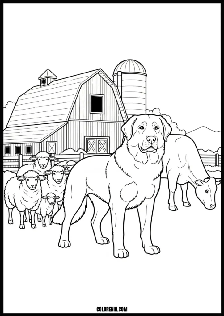 webp.47 - Neighborhood dogs coloring design - friendly pet scene
