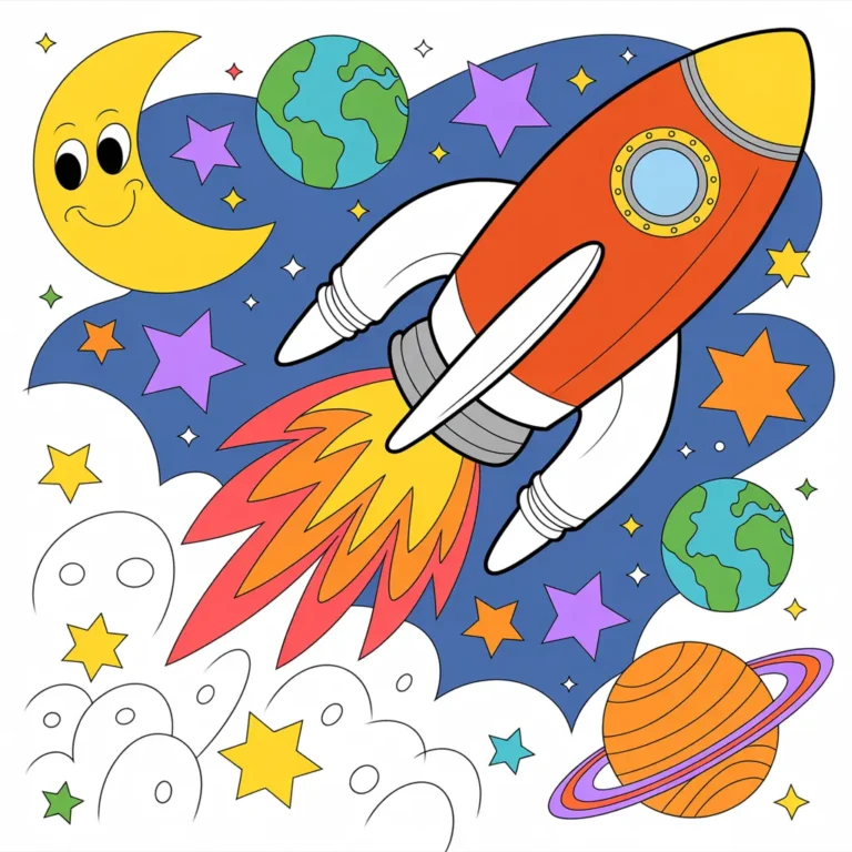 Best Free Rocket Coloring Pages 12 Tested Winners (2025)