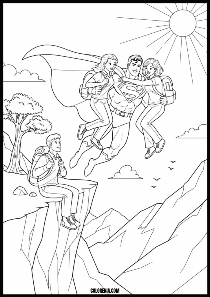Free_Printable_Superman_Flying_Adventure_Over_Mountains_Coloring_Pages_for_Kids