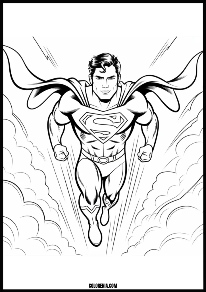 Free_Printable_Superman_Flying_Coloring_Pages_for_Kids
