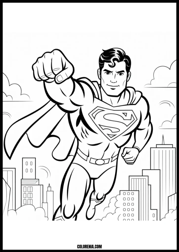 Free_Printable_Superman_Flying_Superhero_Coloring_Pages_for_Kids