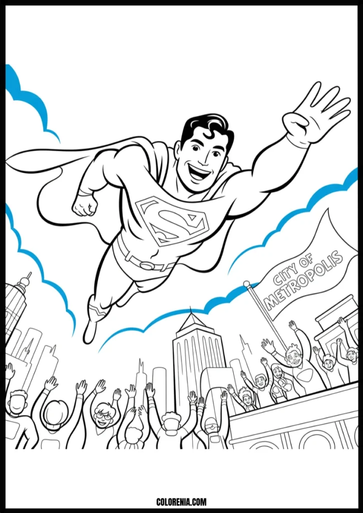 Heroic_Superman_Flying_Over_Metropolis_Free_Printable_Coloring_Pages_for_Kids