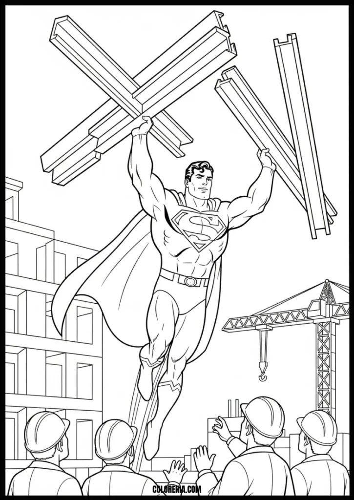 Mighty_Superman_Construction_Hero_Free_Printable_COLORING_PAGES_for_Kids