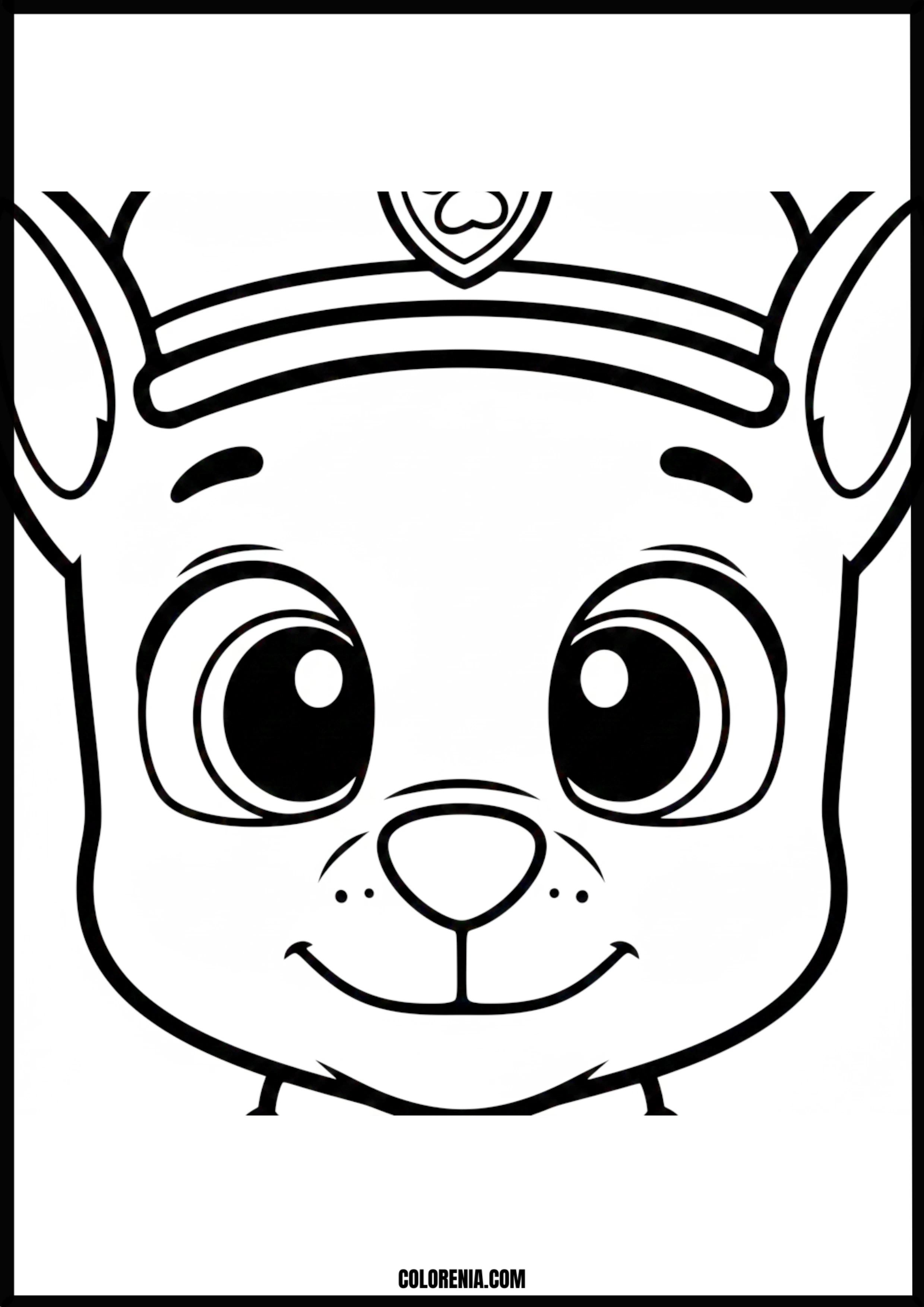 Police Dog Coloring Page