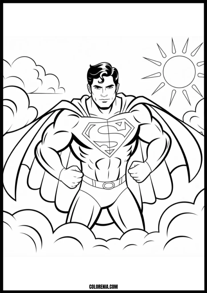 Powerful_Superman_Superhero_COLORING_PAGES_for_Kids_-_Free_Printable_Activity_Sheet