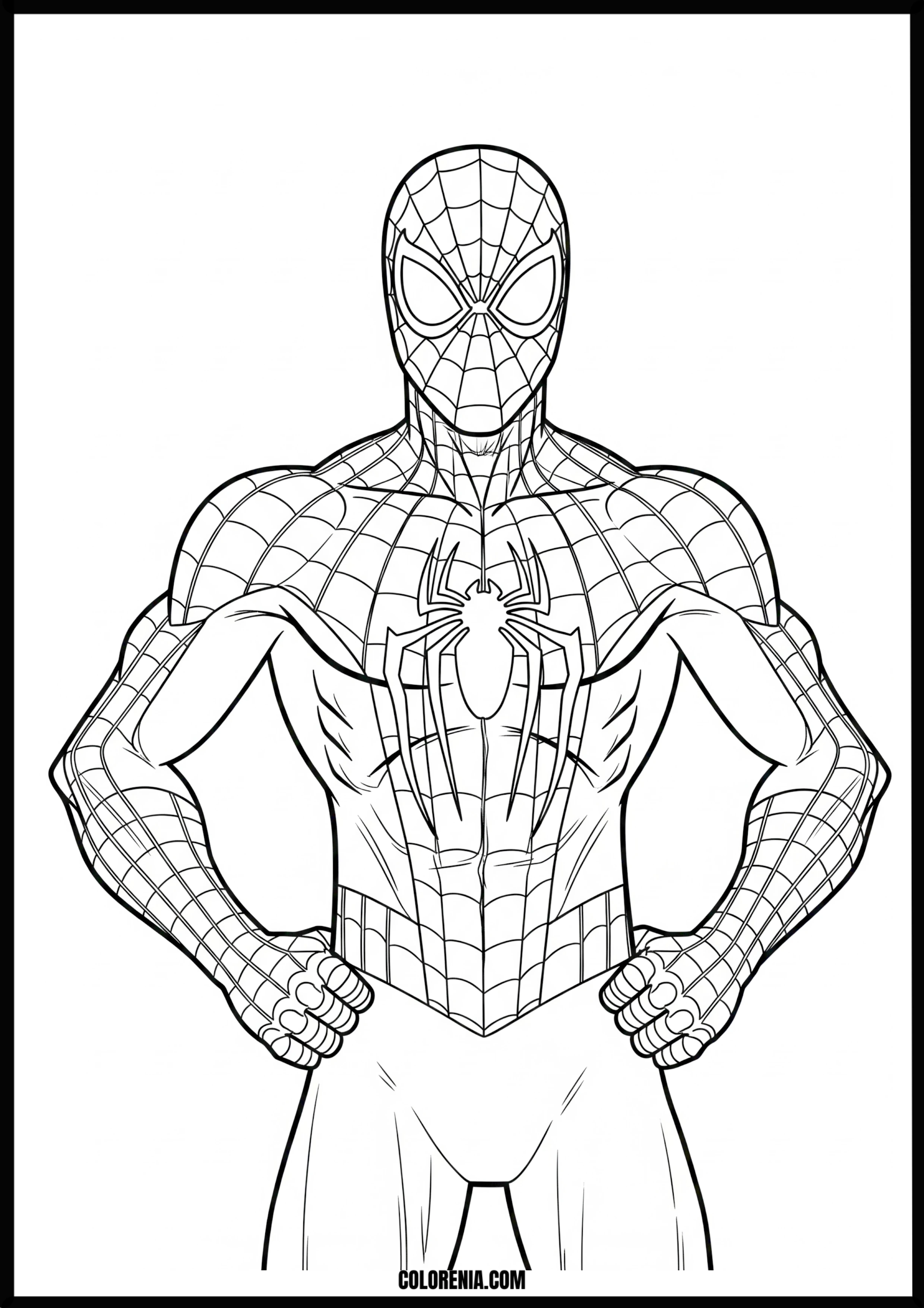 Spider-Man Coloring Page