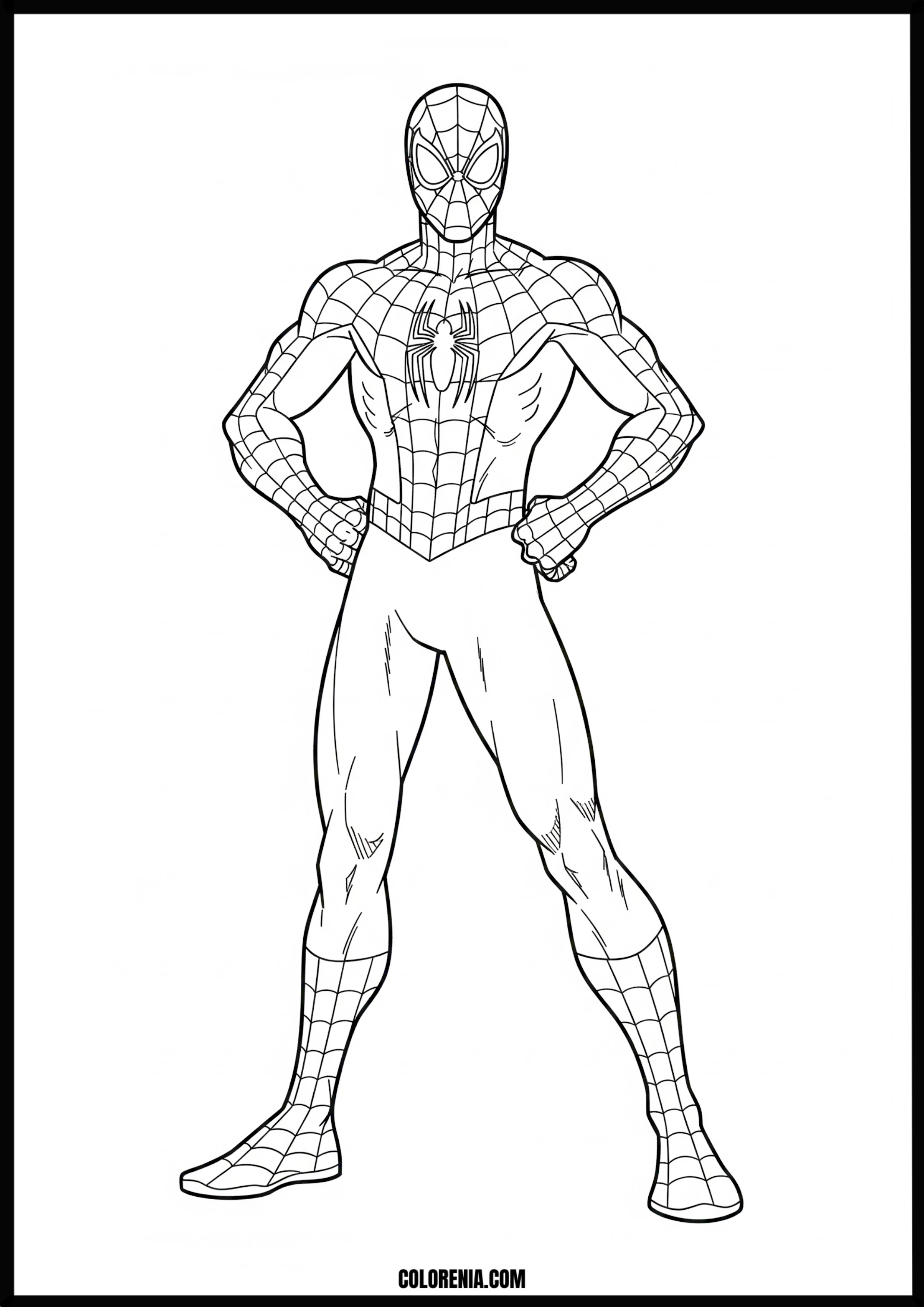 Spider-Man Coloring Page