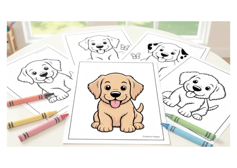 Puppy Coloring Pages